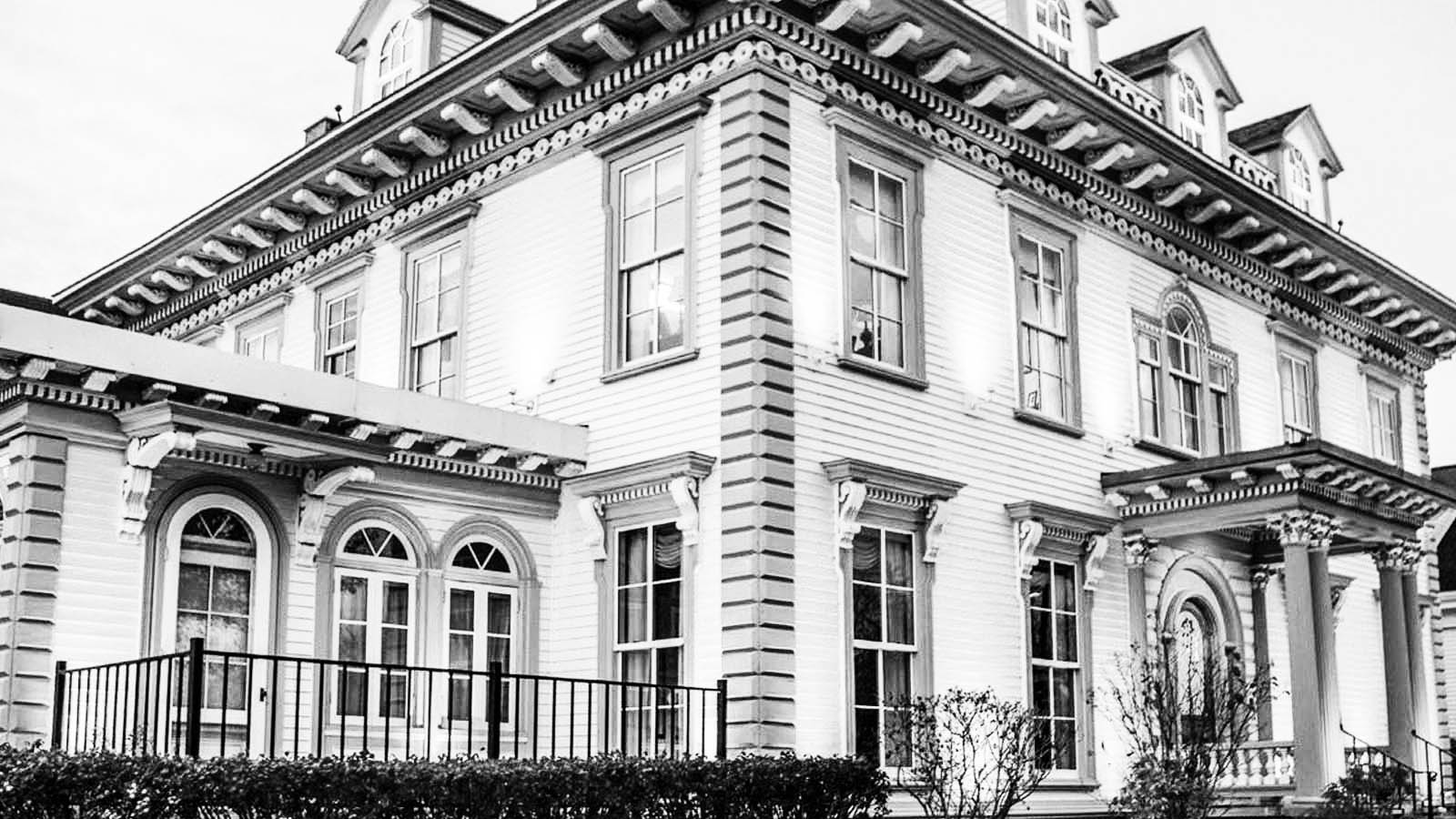 Tappan-Viles Mansion - Detail - Monochromatic