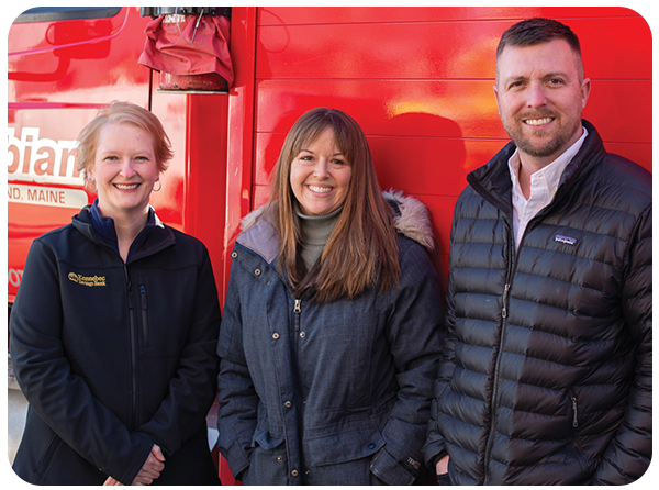 KSB's Donna R. and BAM customers posing for a photo